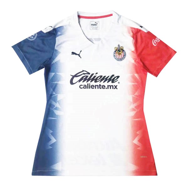 Camiseta Guadalajara Segunda Equipación Mujer 2020-2021 Blanco